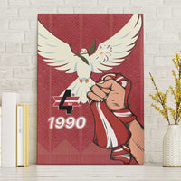 Latvia Restoration of Independence Day Canvas Wall Art Latvija 4th May with Dove