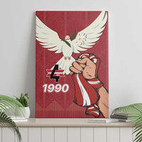 Latvia Restoration of Independence Day Canvas Wall Art Latvija 4th May with Dove