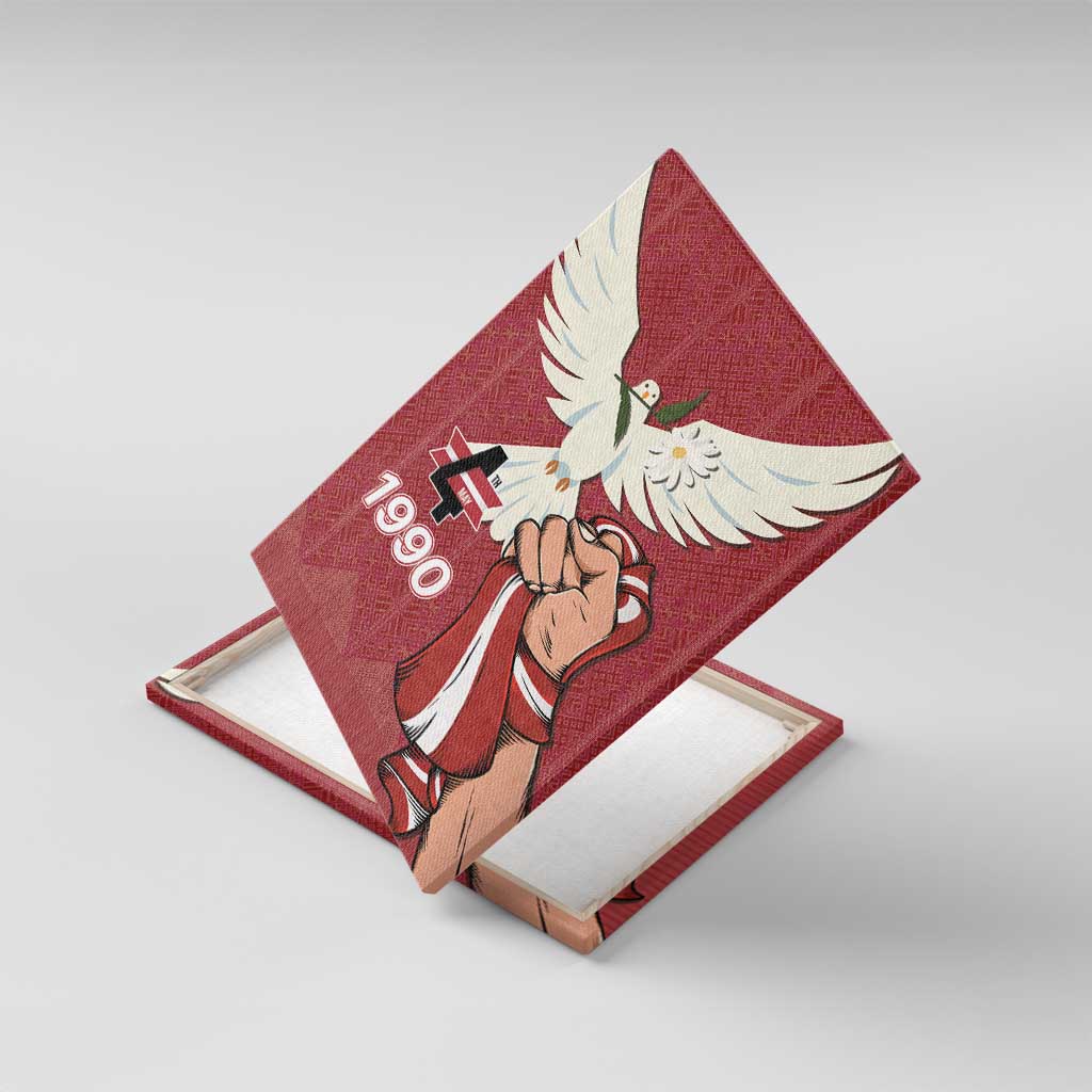 Latvia Restoration of Independence Day Canvas Wall Art Latvija 4th May with Dove