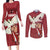 Latvia Restoration of Independence Day Couples Matching Long Sleeve Bodycon Dress and Long Sleeve Button Shirt Latvija 4th May with Dove