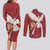 Latvia Restoration of Independence Day Couples Matching Long Sleeve Bodycon Dress and Long Sleeve Button Shirt Latvija 4th May with Dove