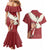Latvia Restoration of Independence Day Couples Matching Mermaid Dress and Hawaiian Shirt Latvija 4th May with Dove