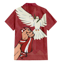 Latvia Restoration of Independence Day Family Matching Mermaid Dress and Hawaiian Shirt Latvija 4th May with Dove