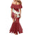 Latvia Restoration of Independence Day Family Matching Mermaid Dress and Hawaiian Shirt Latvija 4th May with Dove