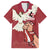 Latvia Restoration of Independence Day Family Matching Off The Shoulder Long Sleeve Dress and Hawaiian Shirt Latvija 4th May with Dove