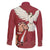Latvia Restoration of Independence Day Family Matching Off The Shoulder Long Sleeve Dress and Hawaiian Shirt Latvija 4th May with Dove