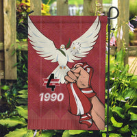 Latvia Restoration of Independence Day Garden Flag Latvija 4th May with Dove