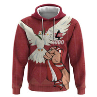 Latvia Restoration of Independence Day Hoodie Latvija 4th May with Dove