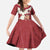 Latvia Restoration of Independence Day Kid Short Sleeve Dress Latvija 4th May with Dove