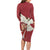 Latvia Restoration of Independence Day Long Sleeve Bodycon Dress Latvija 4th May with Dove