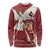 Latvia Restoration of Independence Day Long Sleeve Shirt Latvija 4th May with Dove
