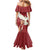 Latvia Restoration of Independence Day Mermaid Dress Latvija 4th May with Dove