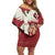 Latvia Restoration of Independence Day Off Shoulder Short Dress Latvija 4th May with Dove