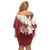 Latvia Restoration of Independence Day Off Shoulder Short Dress Latvija 4th May with Dove