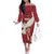 Latvia Restoration of Independence Day Off The Shoulder Long Sleeve Dress Latvija 4th May with Dove