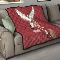 Latvia Restoration of Independence Day Quilt Latvija 4th May with Dove