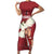 Latvia Restoration of Independence Day Short Sleeve Bodycon Dress Latvija 4th May with Dove