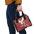 Latvia Restoration of Independence Day Shoulder Handbag Latvija 4th May with Dove
