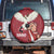 Latvia Restoration of Independence Day Spare Tire Cover Latvija 4th May with Dove