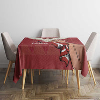 Latvia Restoration of Independence Day Tablecloth Latvija 4th May with Dove