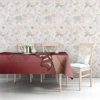 Latvia Restoration of Independence Day Tablecloth Latvija 4th May with Dove