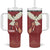 Latvia Restoration of Independence Day Tumbler With Handle Latvija 4th May with Dove