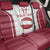 Latvia Basketball Custom Back Car Seat Cover White Latvian Pattern