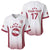 Latvia Basketball Custom Baseball Jersey White Latvian Pattern
