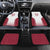 Latvia Basketball Custom Car Mats White Latvian Pattern