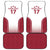 Latvia Basketball Custom Car Mats White Latvian Pattern