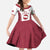 Latvia Basketball Custom Family Matching Long Sleeve Bodycon Dress and Hawaiian Shirt White Latvian Pattern