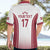 Latvia Basketball Custom Hawaiian Shirt White Latvian Pattern