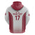 Latvia Basketball Custom Hoodie White Latvian Pattern