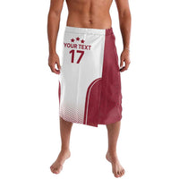 Latvia Basketball Custom Lavalava White Latvian Pattern