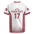 Latvia Basketball Custom Rugby Jersey White Latvian Pattern