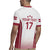 Latvia Basketball Custom Rugby Jersey White Latvian Pattern
