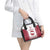 Latvia Basketball Custom Shoulder Handbag White Latvian Pattern