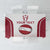 Latvia Basketball Custom Tablecloth White Latvian Pattern