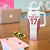 Latvia Basketball Custom Tumbler With Handle White Latvian Pattern