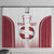 Latvia Basketball Custom Window Curtain White Latvian Pattern
