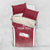 Latvia Basketball Custom Bedding Set Red Latvian Pattern