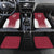 Latvia Basketball Custom Car Mats Red Latvian Pattern