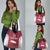 Latvia Basketball Custom Grocery Bag Red Latvian Pattern