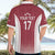 Latvia Basketball Custom Hawaiian Shirt Red Latvian Pattern