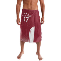 Latvia Basketball Custom Lavalava Red Latvian Pattern