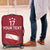 Latvia Basketball Custom Luggage Cover Red Latvian Pattern