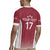 Latvia Basketball Custom Rugby Jersey Red Latvian Pattern