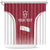 Latvia Basketball Custom Shower Curtain Red Latvian Pattern