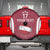 Latvia Basketball Custom Spare Tire Cover Red Latvian Pattern