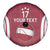 Latvia Basketball Custom Spare Tire Cover Red Latvian Pattern